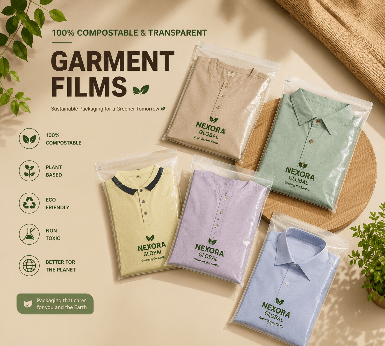 Compostable Packaging Bag