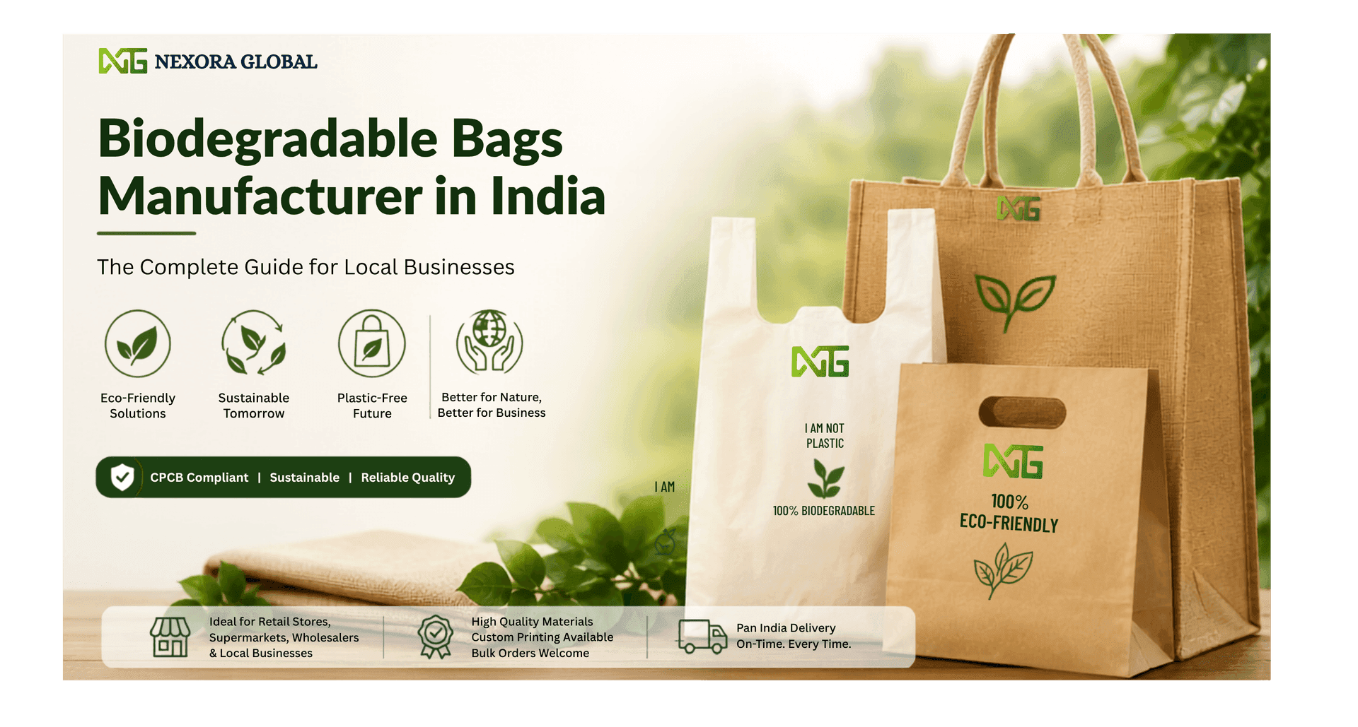 Biodegradable Bags Manufacturer in India: The Complete Guide for Local Businesses